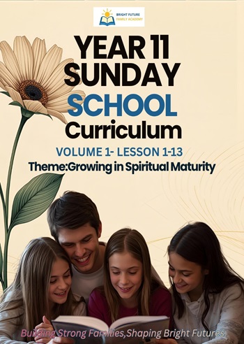 Year 11 Volume 1 (Lesson 1 to 13)